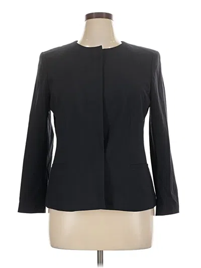 Pre-owned Ann Taylor Blazer Jacket In Black