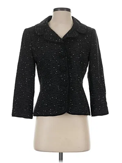 Pre-owned Ann Taylor Blazer Jacket In Black