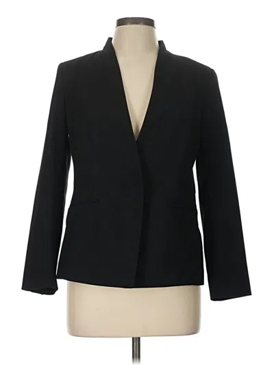 Pre-owned Ann Taylor Blazer Jacket In Black