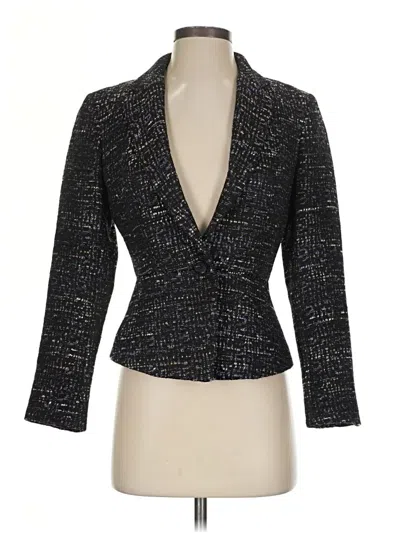 Pre-owned Ann Taylor Blazer Jacket In Black