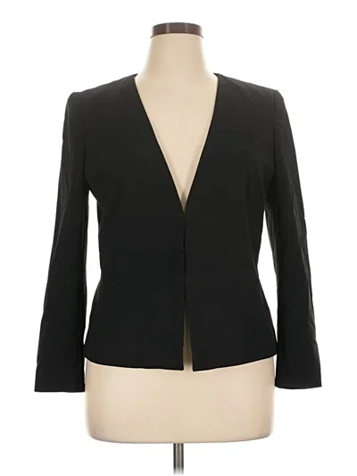 Pre-owned Ann Taylor Blazer Jacket In Black