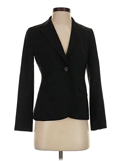 Pre-owned Ann Taylor Blazer Jacket In Black
