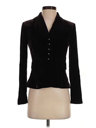 Pre-owned Ann Taylor Blazer Jacket In Black