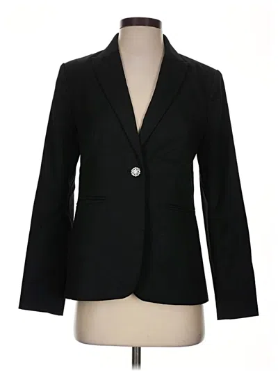Pre-owned Ann Taylor Blazer Jacket In Black