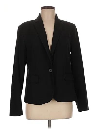 Pre-owned Ann Taylor Blazer Jacket In Black