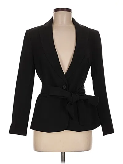 Pre-owned Ann Taylor Blazer Jacket In Black