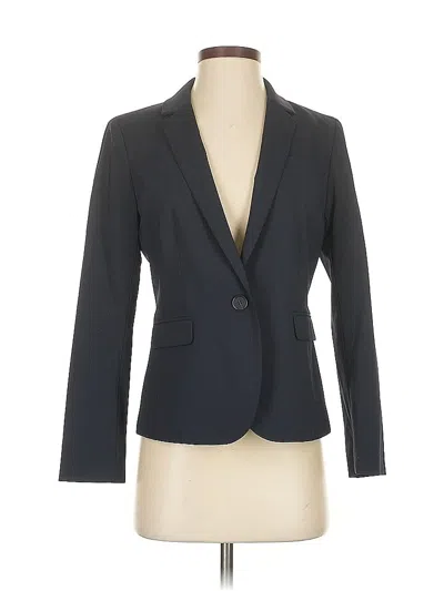 Pre-owned Ann Taylor Blazer Jacket In Blue