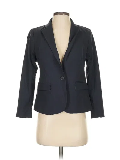 Pre-owned Ann Taylor Blazer Jacket In Blue