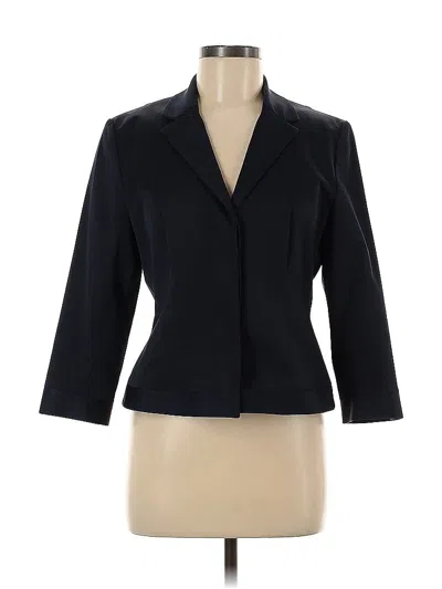 Pre-owned Ann Taylor Blazer Jacket In Blue