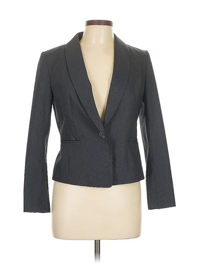 Pre-owned Ann Taylor Blazer Jacket In Blue