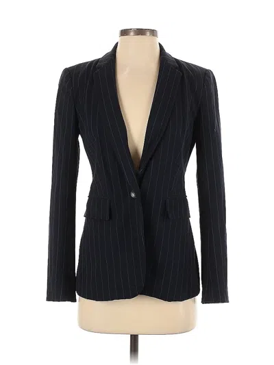 Pre-owned Ann Taylor Blazer Jacket In Blue