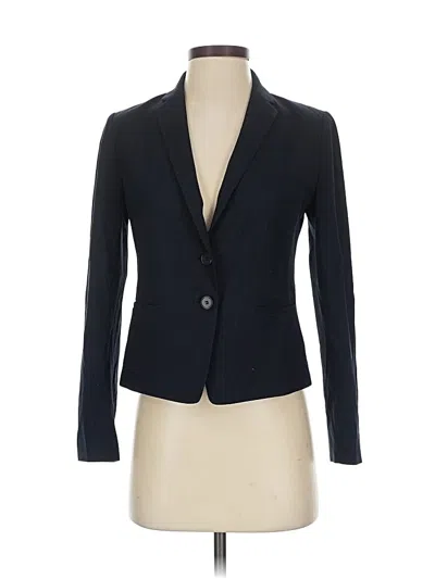 Pre-owned Ann Taylor Blazer Jacket In Blue