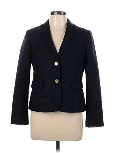 Pre-owned Ann Taylor Blazer Jacket In Blue