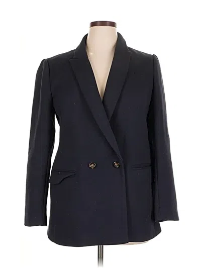 Pre-owned Ann Taylor Blazer Jacket In Blue