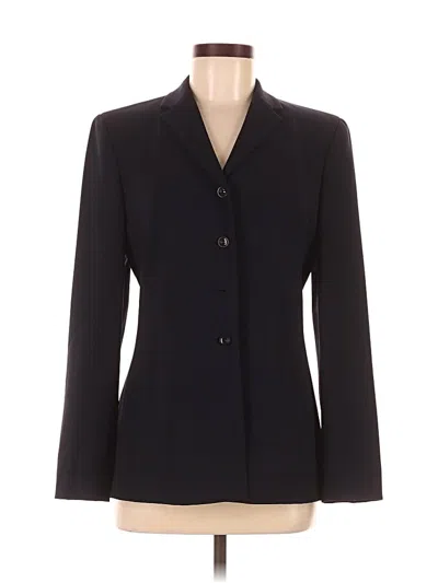 Pre-owned Ann Taylor Blazer Jacket In Blue