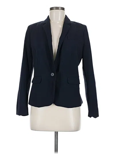 Pre-owned Ann Taylor Blazer Jacket In Blue