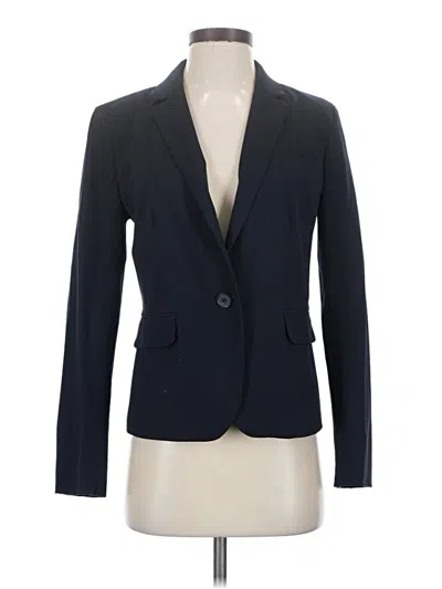 Pre-owned Ann Taylor Blazer Jacket In Blue