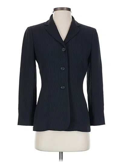 Pre-owned Ann Taylor Blazer Jacket In Blue