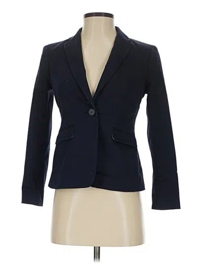 Pre-owned Ann Taylor Blazer Jacket In Blue