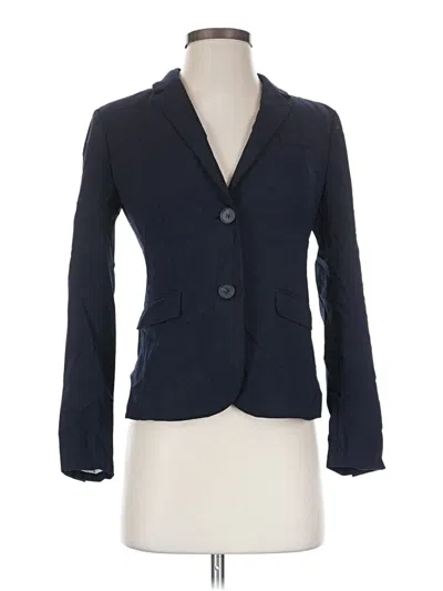 Pre-owned Ann Taylor Blazer Jacket In Blue