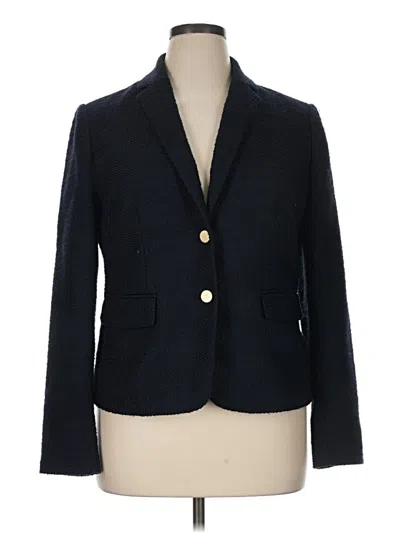 Pre-owned Ann Taylor Blazer Jacket In Blue