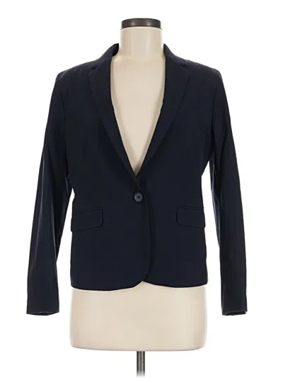 Pre-owned Ann Taylor Blazer Jacket In Blue