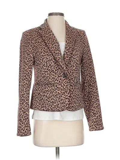 Pre-owned Ann Taylor Blazer Jacket In Brown