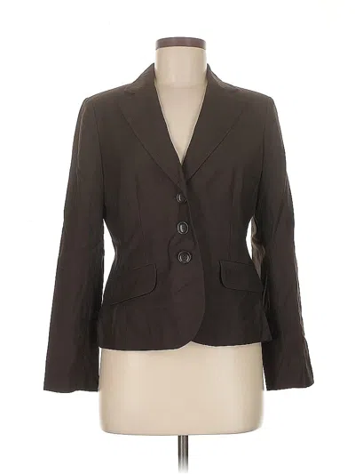 Pre-owned Ann Taylor Blazer Jacket In Brown