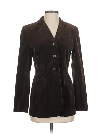 Pre-owned Ann Taylor Blazer Jacket In Brown