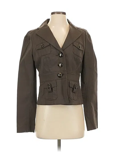 Pre-owned Ann Taylor Blazer Jacket In Brown