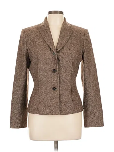 Pre-owned Ann Taylor Blazer Jacket In Brown