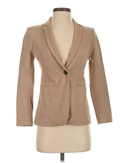 Pre-owned Ann Taylor Blazer Jacket In Brown