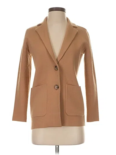 Pre-owned Ann Taylor Blazer Jacket In Brown