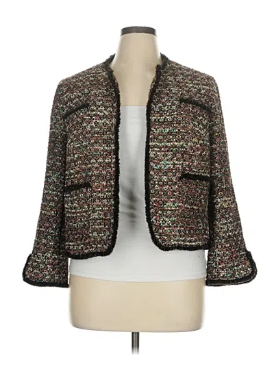 Pre-owned Ann Taylor Blazer Jacket In Brown