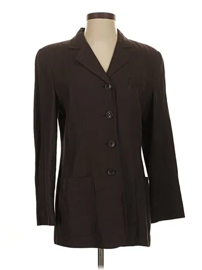 Pre-owned Ann Taylor Blazer Jacket In Brown