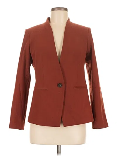 Pre-owned Ann Taylor Blazer Jacket In Brown