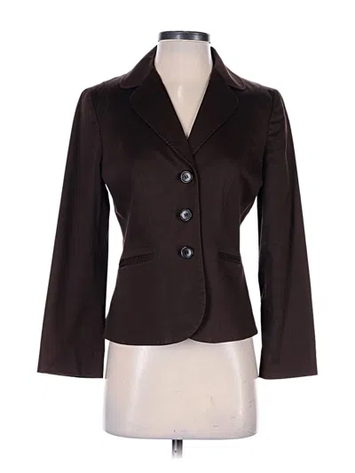 Pre-owned Ann Taylor Blazer Jacket In Brown