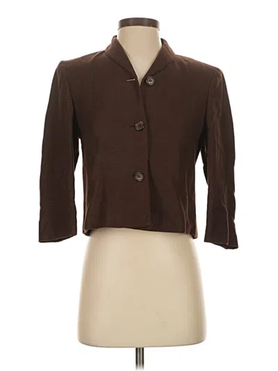 Pre-owned Ann Taylor Blazer Jacket In Brown
