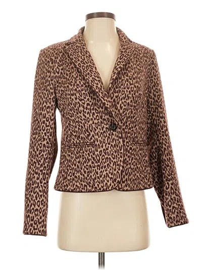 Ann Taylor Blazer Jacket In Brown