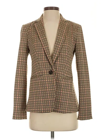Pre-owned Ann Taylor Blazer Jacket In Brown