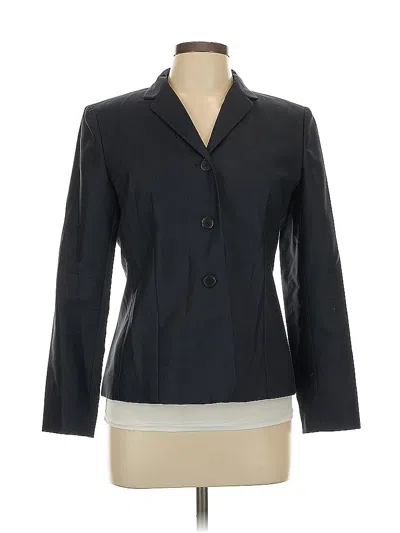 Pre-owned Ann Taylor Blazer Jacket In Gray