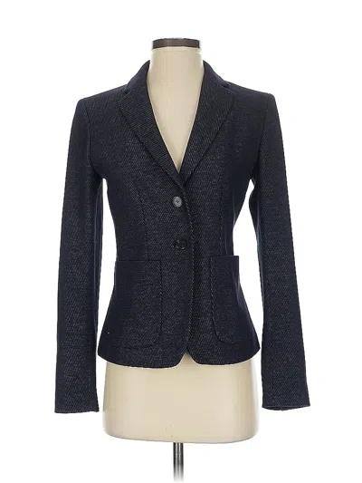 Pre-owned Ann Taylor Blazer Jacket In Gray