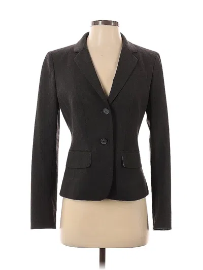 Pre-owned Ann Taylor Blazer Jacket In Gray