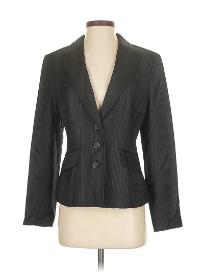Pre-owned Ann Taylor Blazer Jacket In Gray