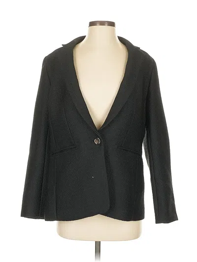 Pre-owned Ann Taylor Blazer Jacket In Gray