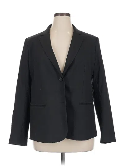 Pre-owned Ann Taylor Blazer Jacket In Gray
