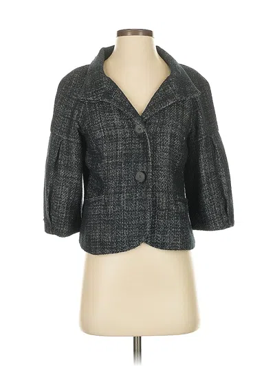 Pre-owned Ann Taylor Blazer Jacket In Gray