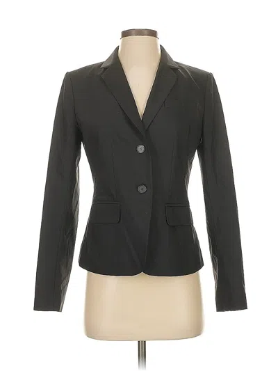 Pre-owned Ann Taylor Blazer Jacket In Gray