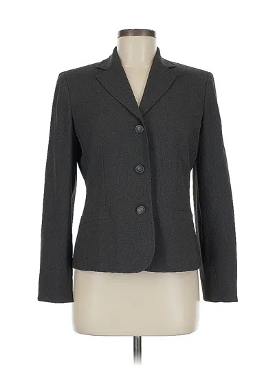 Pre-owned Ann Taylor Blazer Jacket In Gray
