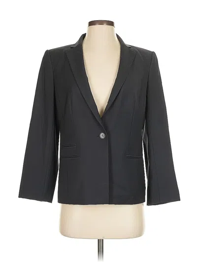 Pre-owned Ann Taylor Blazer Jacket In Gray